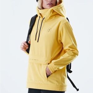 Yellow Hoodie with Front Pocket